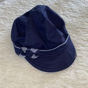 Zara Blue Denim Style Stripe Hat